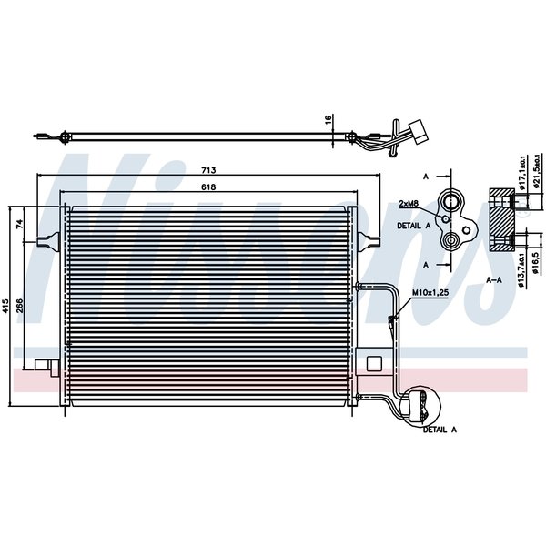 Nissen Nissens Condenser, 94592 94592